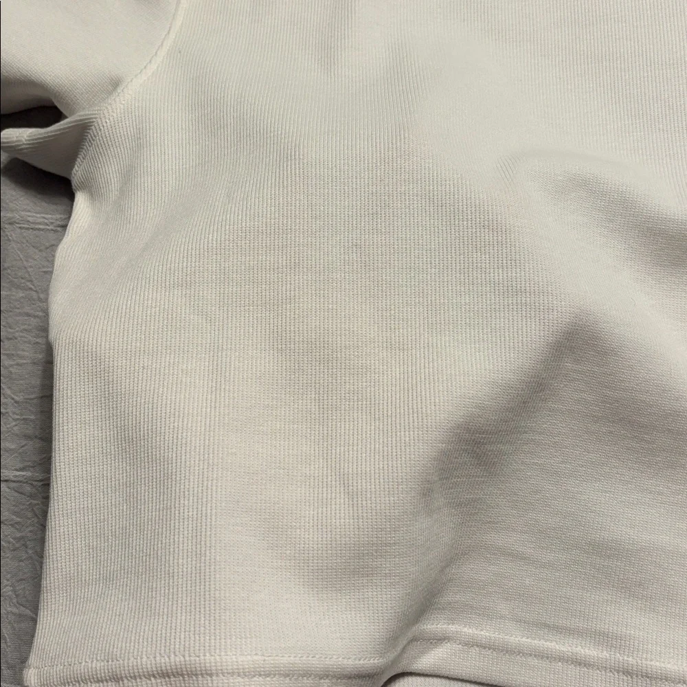 BNWT Hailey Bieber x FILA Stretch Cotton Rib Baby Tee - Picture 6 of 7